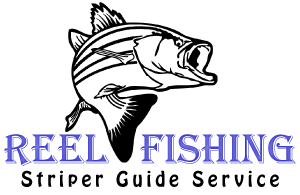 Reel Fishing Texoma Logo - Reel Fishing Striper Guide | Guided Fishing